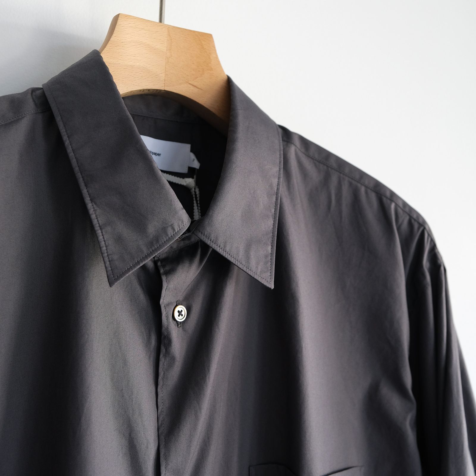 Broad Regular Collar Shirt -シャツ-（C.Gray / C.グレー）GM261-50005B