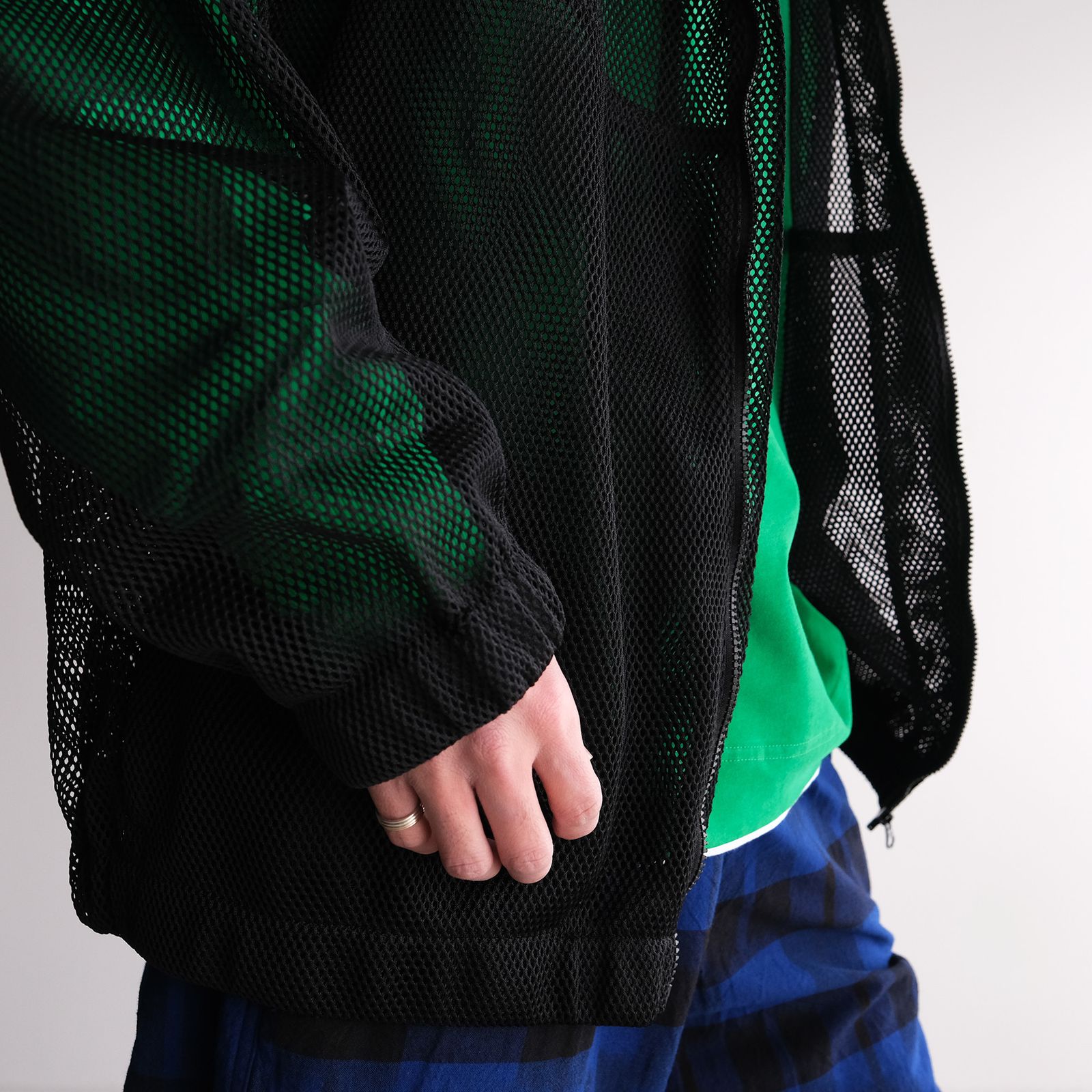 Mesh Sports Jacket -ジャケット-（Black / ブラック）