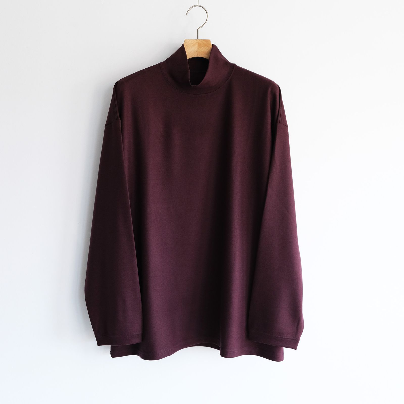 Merino Qualitee Turtle -Tシャツ-（Burgundy / バーガンディ）