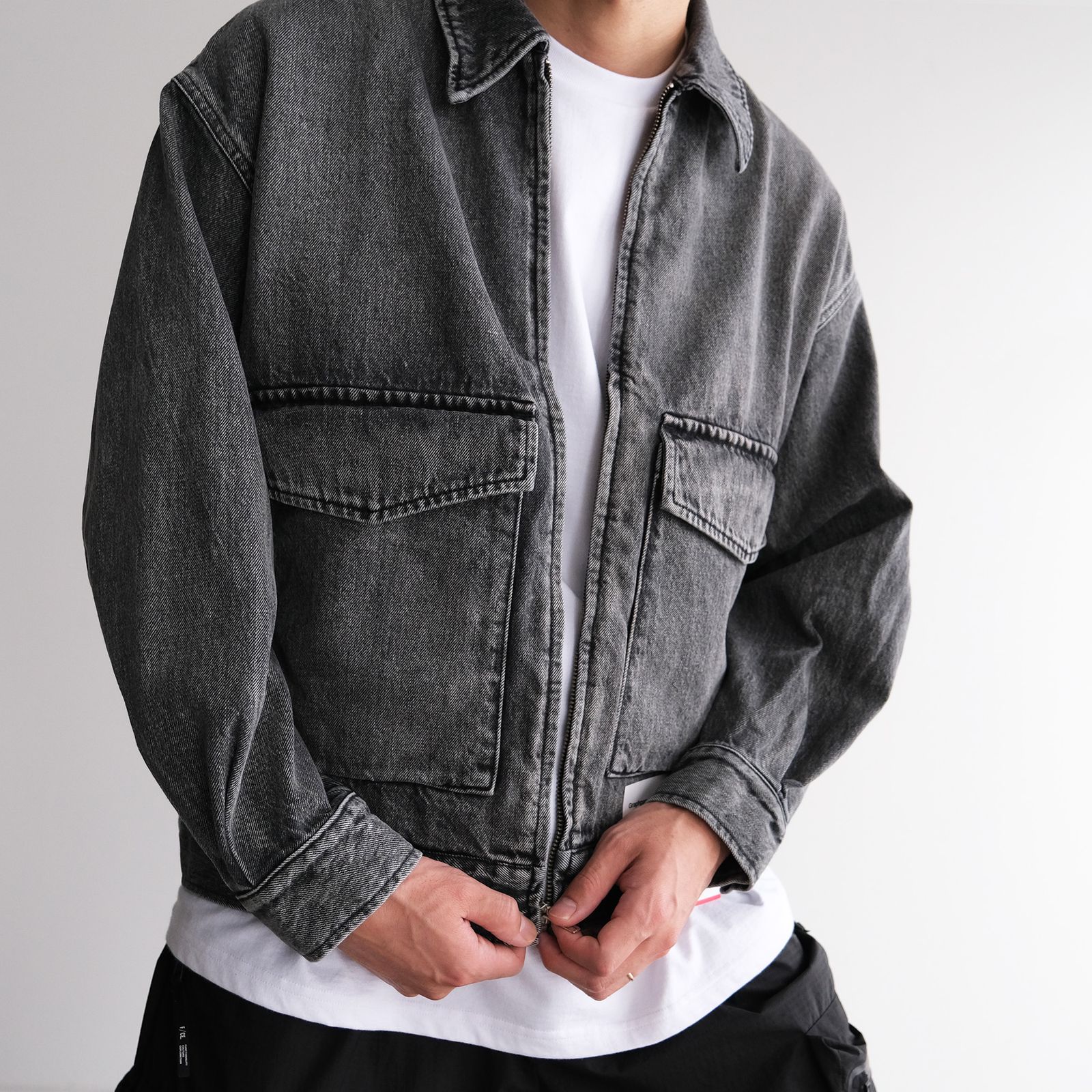 Graphpaper - Selvage Denim Zip Jacket -デニムジャケット