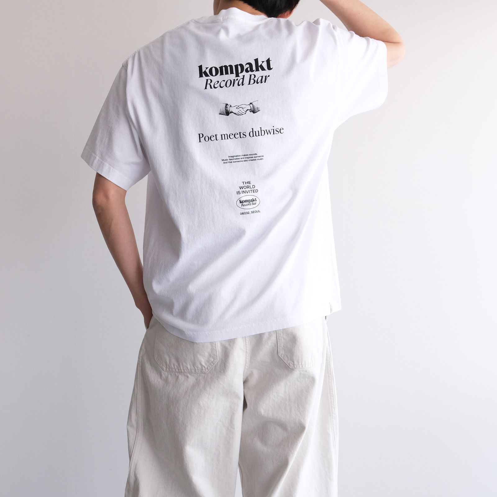 Kompakt Record Bar + PMD Loosefit T-Shirt -Tシャツ-（White / ホワイト）