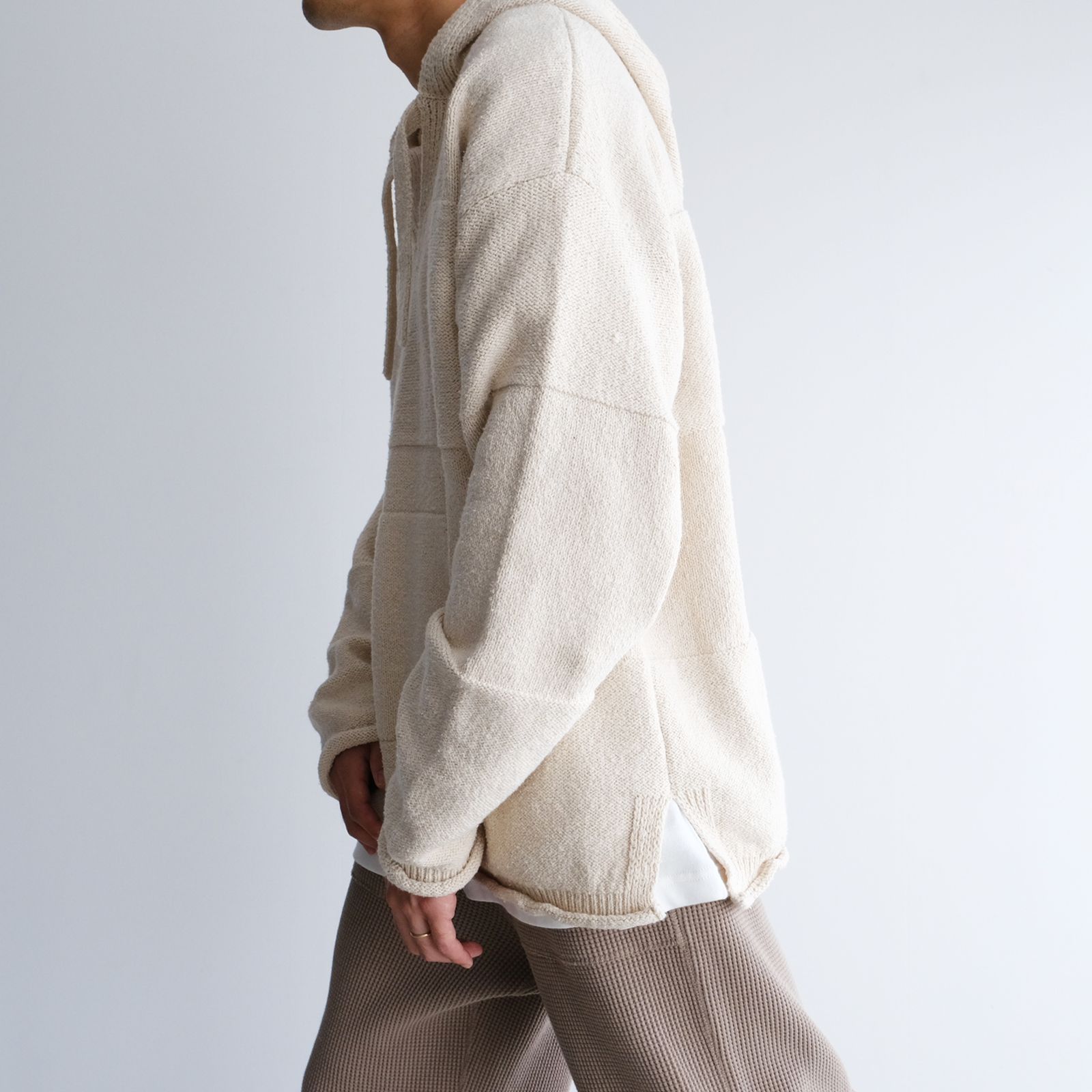 Mexican Knit Hoodie -ニット-（Natural / ナチュラル）