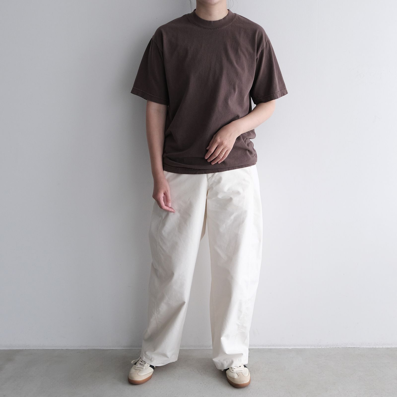 MINE Duct Tape T-Shirt / White Label STACK STORE 10th Anniversary Limited Color -Tシャツ-（PD Brown / ピグメントダイ ブラウン）