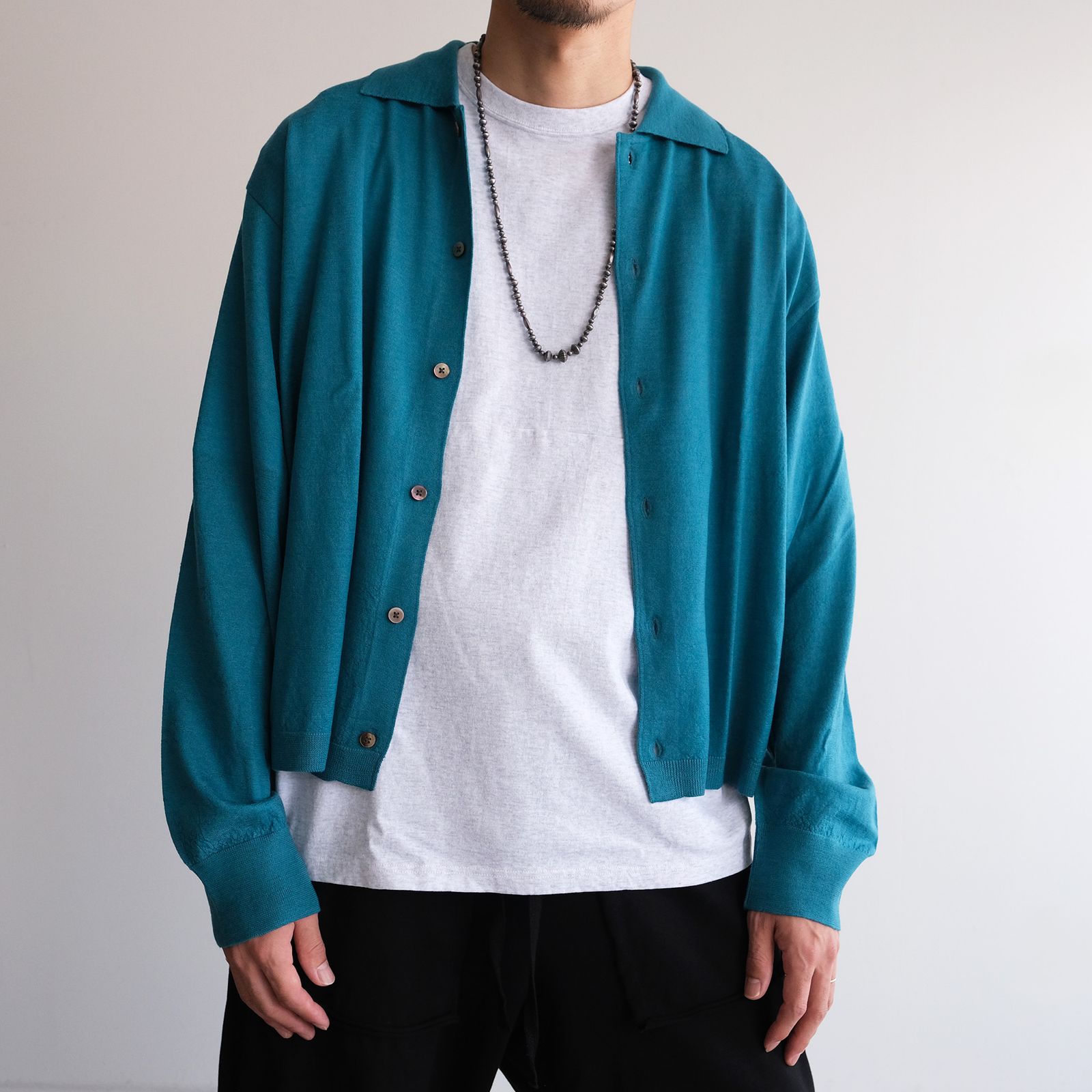 Knit Cardigan -ニット-（D.Sax / D.サックス）