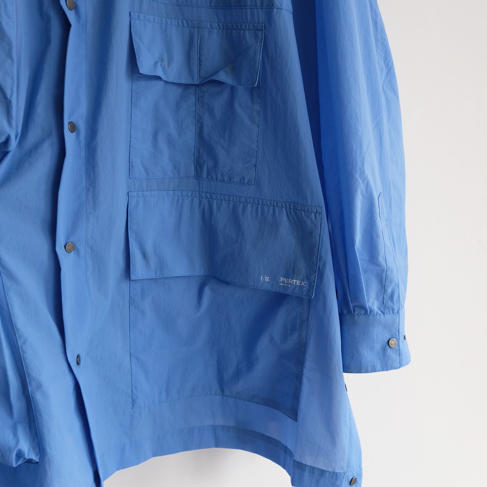 Pertex Utility Longline Shirt -シャツ-（Blue / ブルー）
