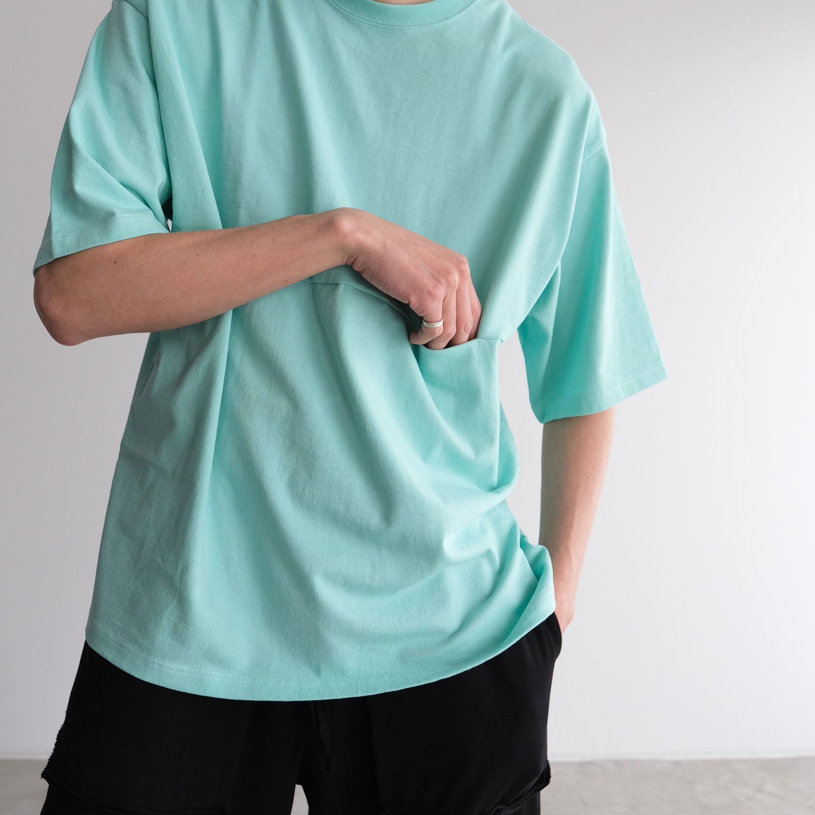 Yururi Tee 1/2 -Tシャツ-（Mint Green / ミントグリーン）
