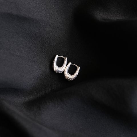 Tiny Tiny Dot Puffy Hoops -ピアス-（Silver 925 / シルバー925）