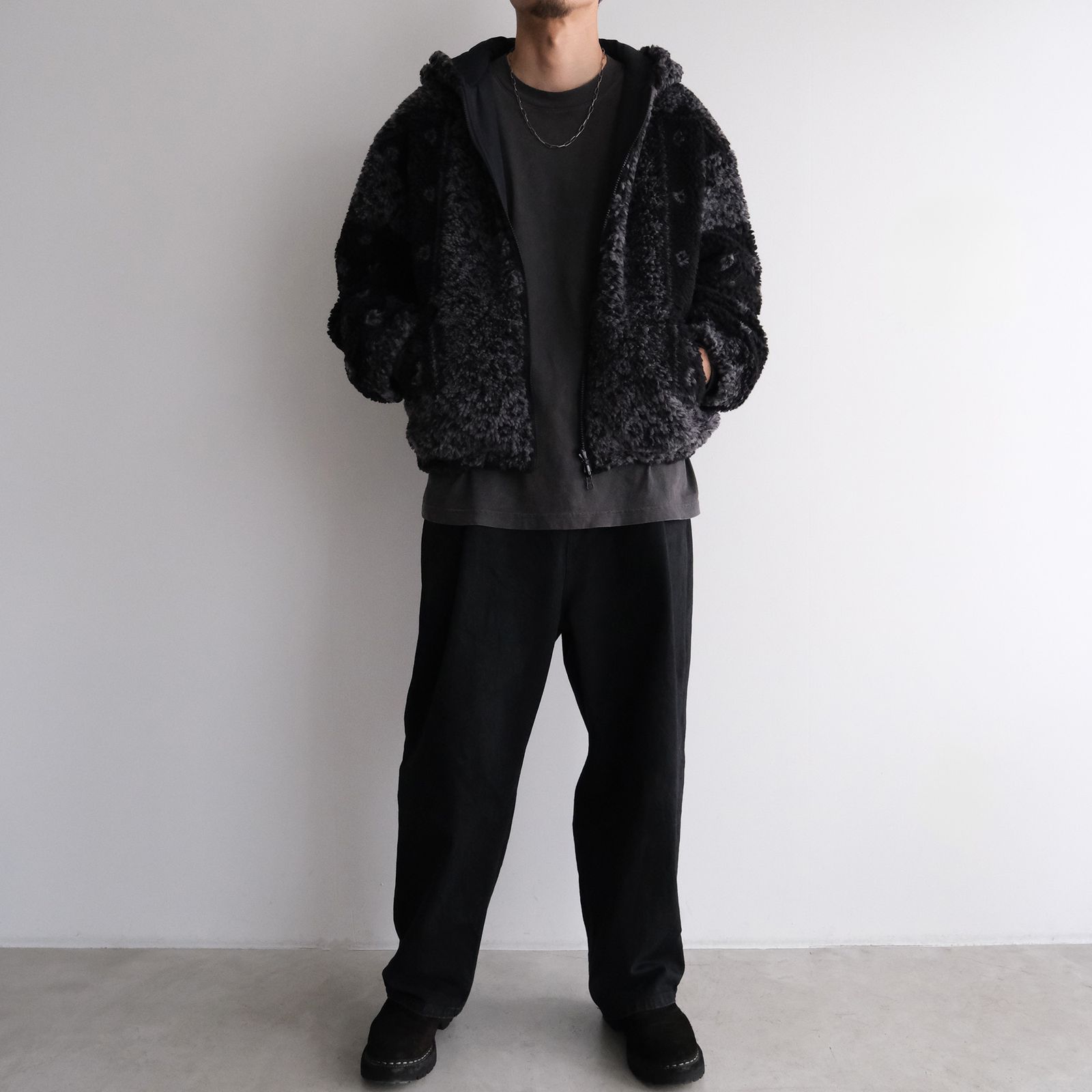 DYG Reversible Sherpa Hoody -ブルゾン-（Black / ブラック）