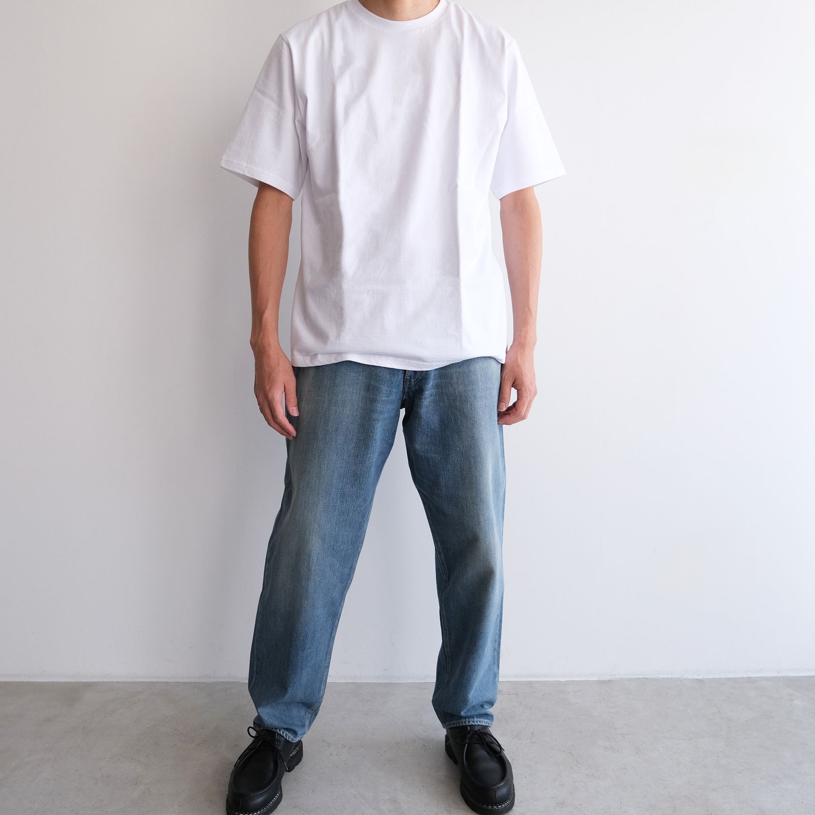 Selvage Denim Five Pocket Tapered Pants -パンツ-（Indigo Light Fade / インディゴライトフェード）