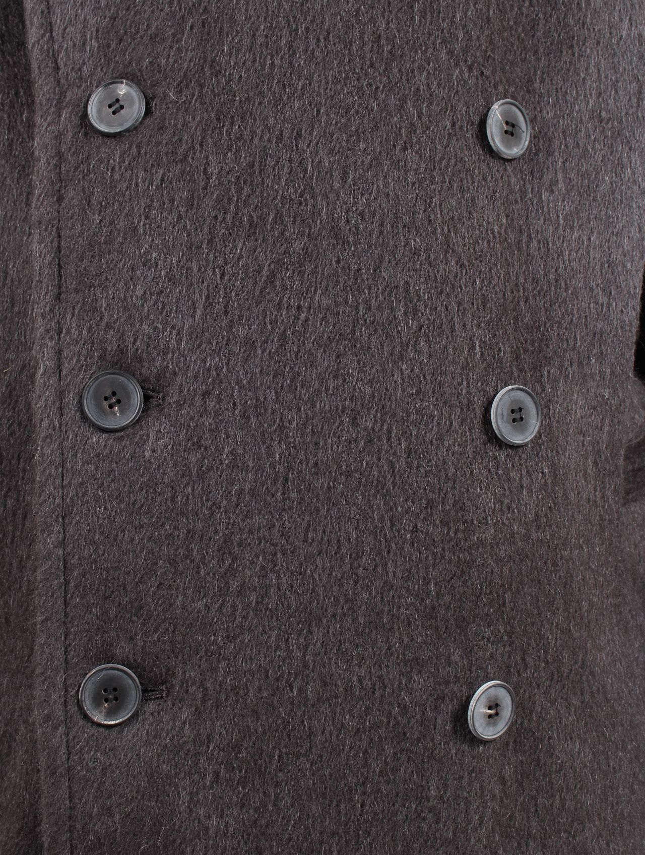 【25AW】 ダブル ブレステッド コート / DOUBLE BREASTED COAT / CHARCOAL(チャコール)