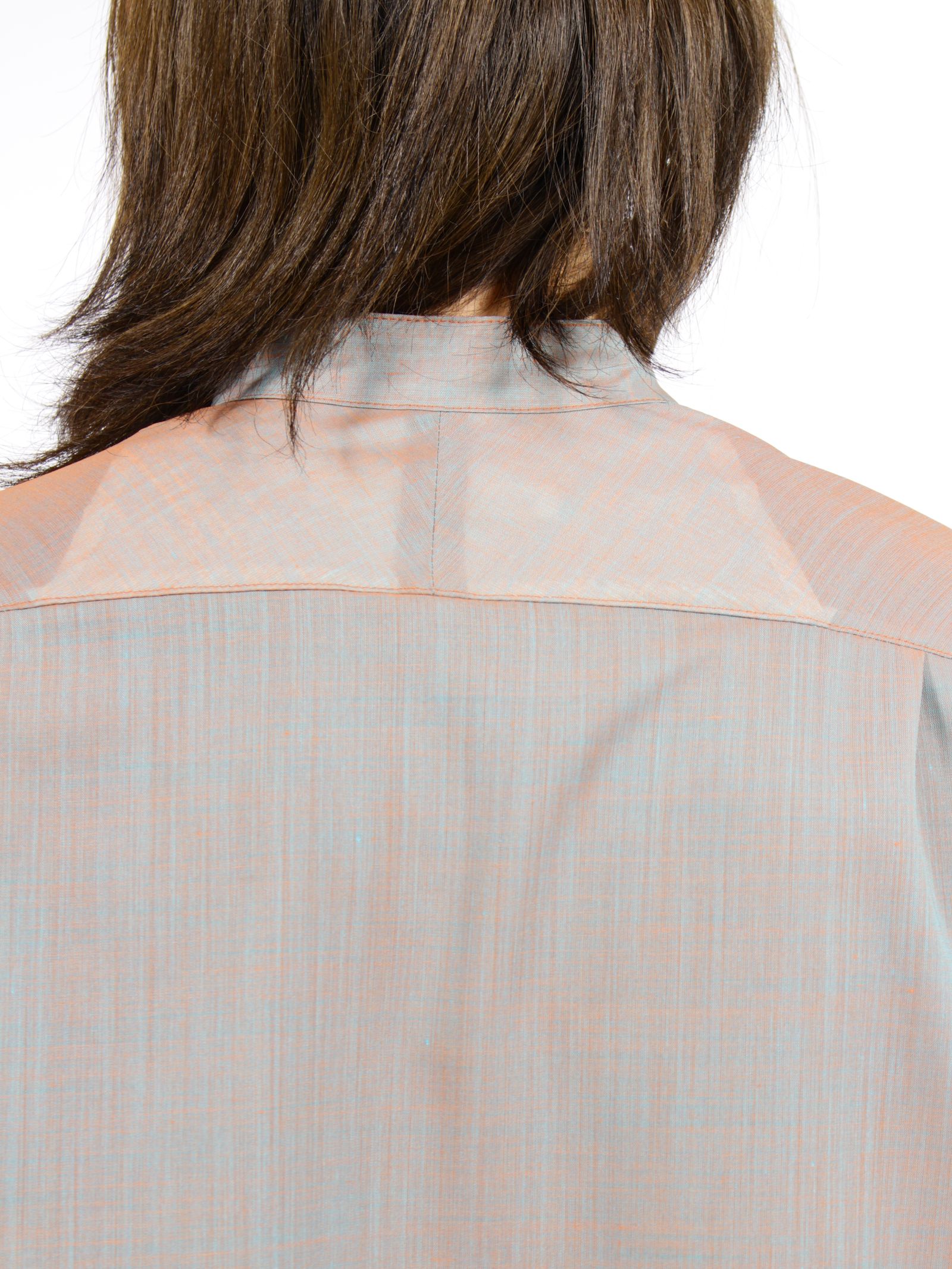 【26SS】シャンブレー マッキーノ シャツ / CHAMBRAY MACKINAW SHIRTS / オレンジグレー