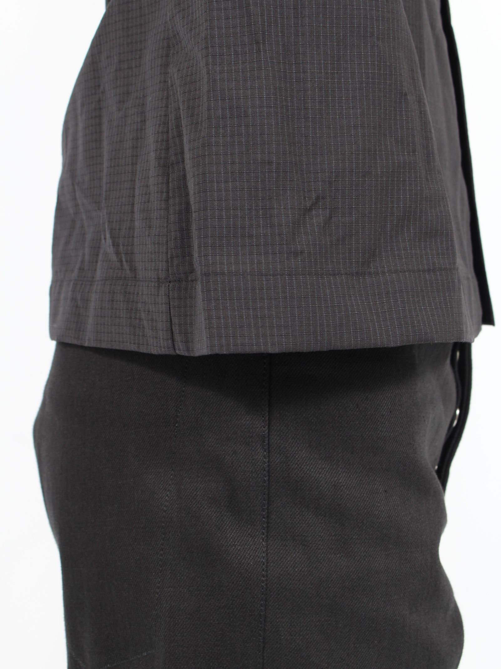 【24AW】2フロント ポケット シャツジャケット / 2 FRONT POCKET SHIRT JACKET / ブラック