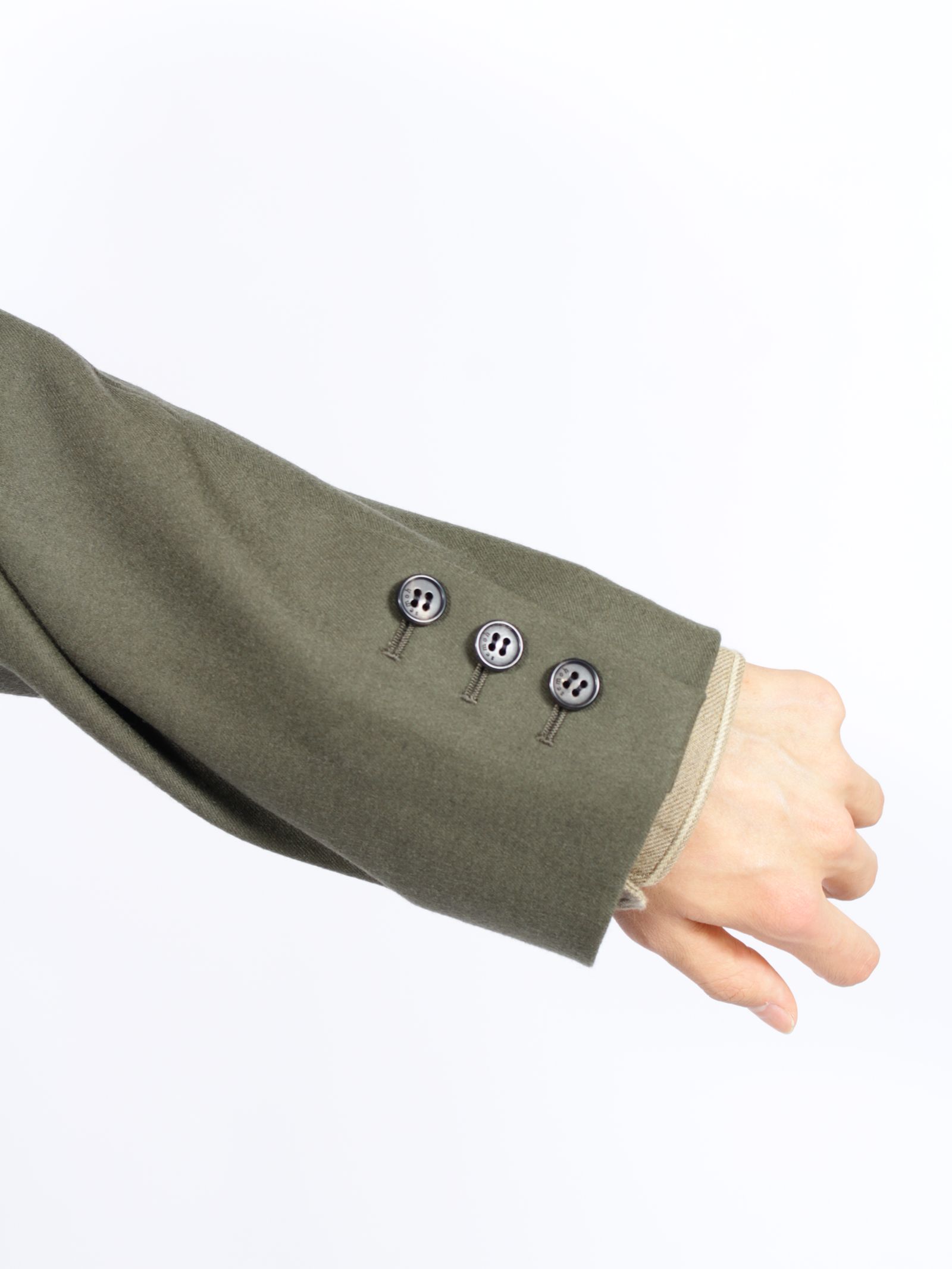 【26AW】 ウール テーラード ジャケット / WOOL TAILORED JACKET / グリーン