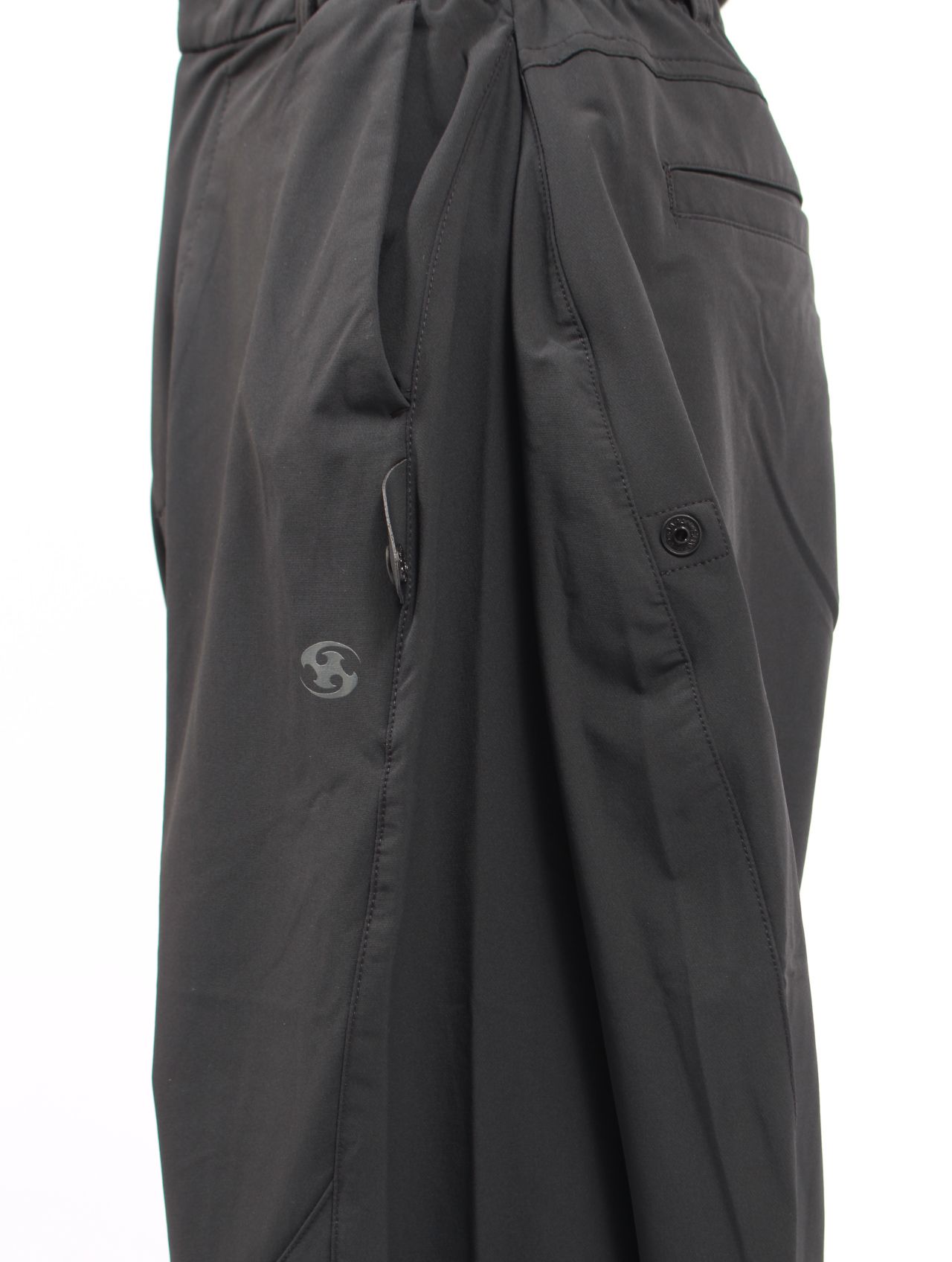 【25AW】サイド スナップ パンツ / SIDE SNAP PANTS / ブラック