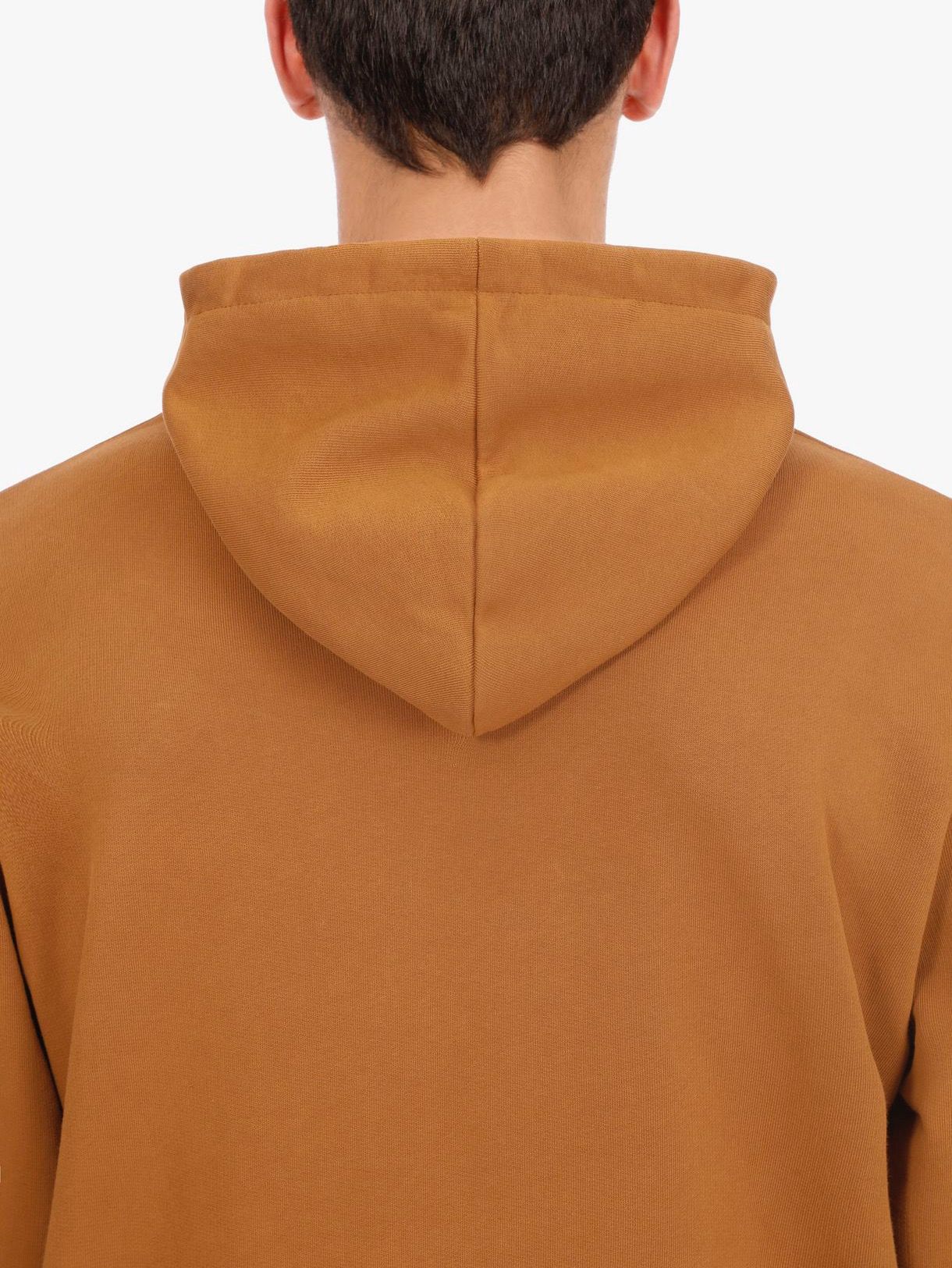 エンボスロゴ サイドジップ パーカー BH2 C&S HOODIE / キャメル