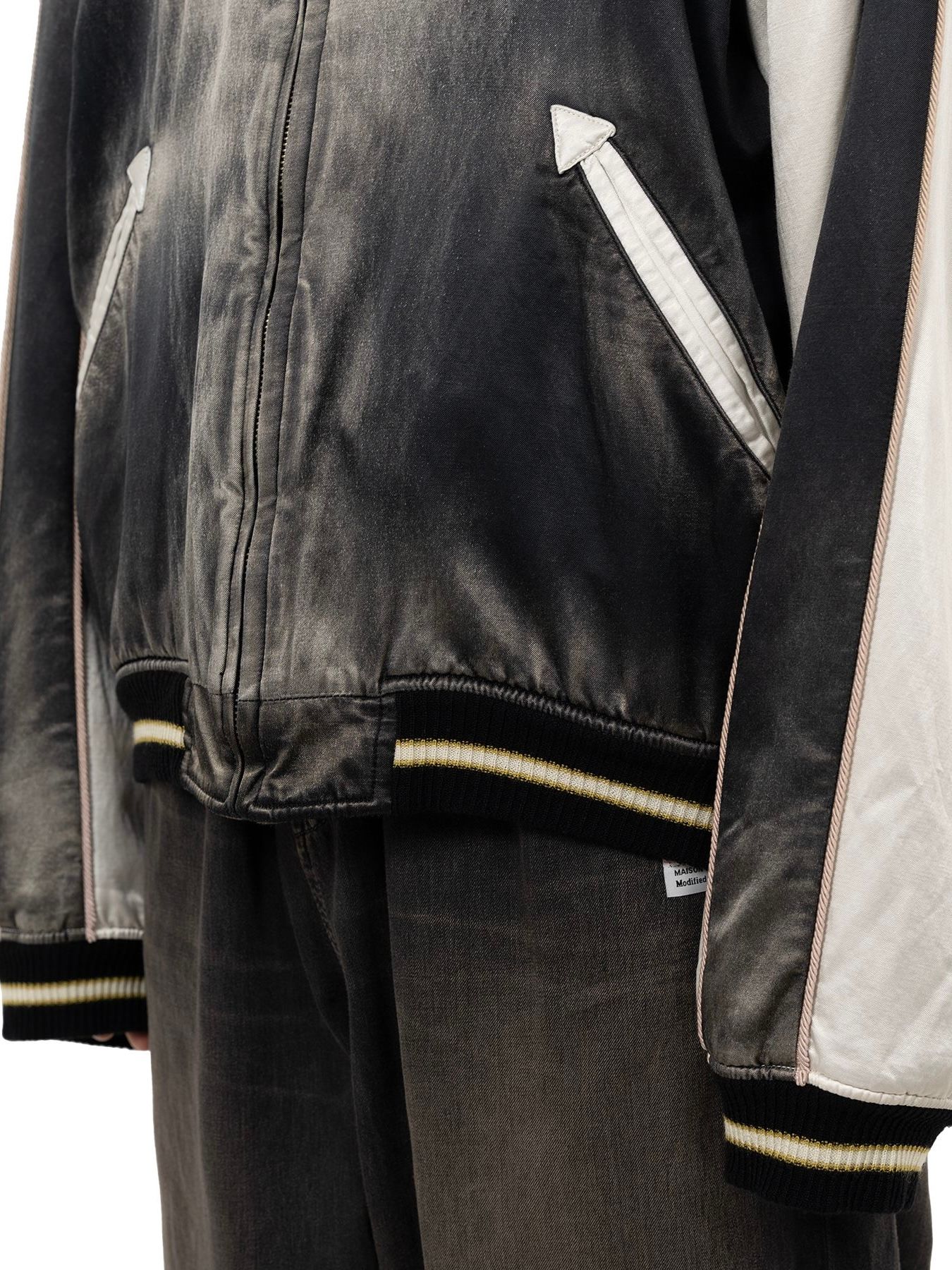 【25AW】リバーシブル フーディー レイヤード スーベニア ジャケット / SOUVENIR JACKET / ブラック