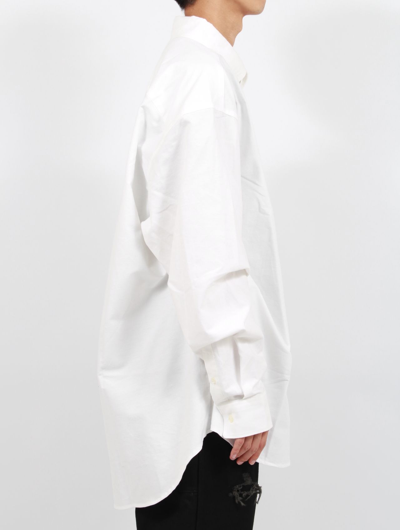 【25AW】オーバーサイズ オックスフォード シャツ / OVERSIZED OXFORD SHIRT / ホワイト