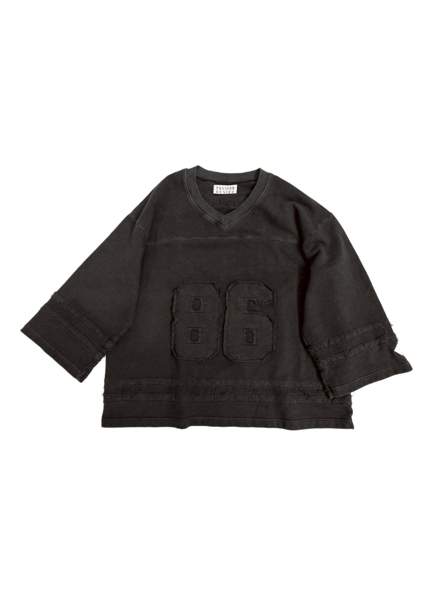 【26AW】 コットン ホッケー ジャージー チーム / COTTON HOCKEY JERSEY'TEAM / ブラック
