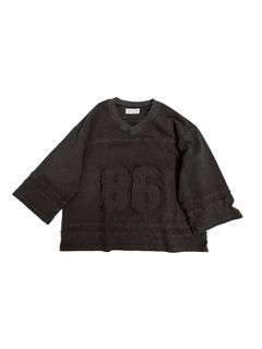【26AW】 コットン ホッケー ジャージー チーム / COTTON HOCKEY JERSEY'TEAM / ブラック