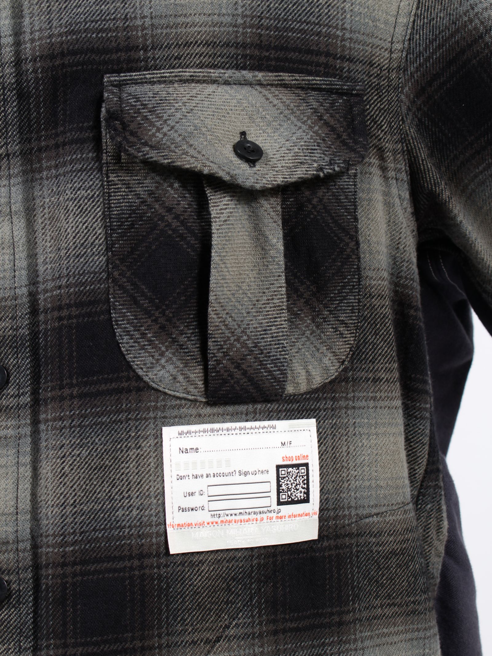 【26SS】コンバイン スウェット シャツ / COMBINED SH SWT / ブラック×グレー