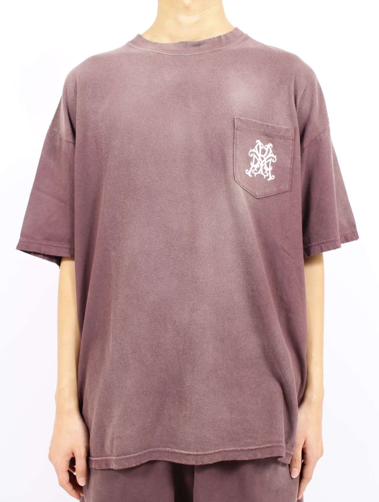 【国内買付】KMY ROSE Distressed Pocket Tee カミヤ Tシャツ KAMIYA／カミヤの通販－INCENSE(インセンス)