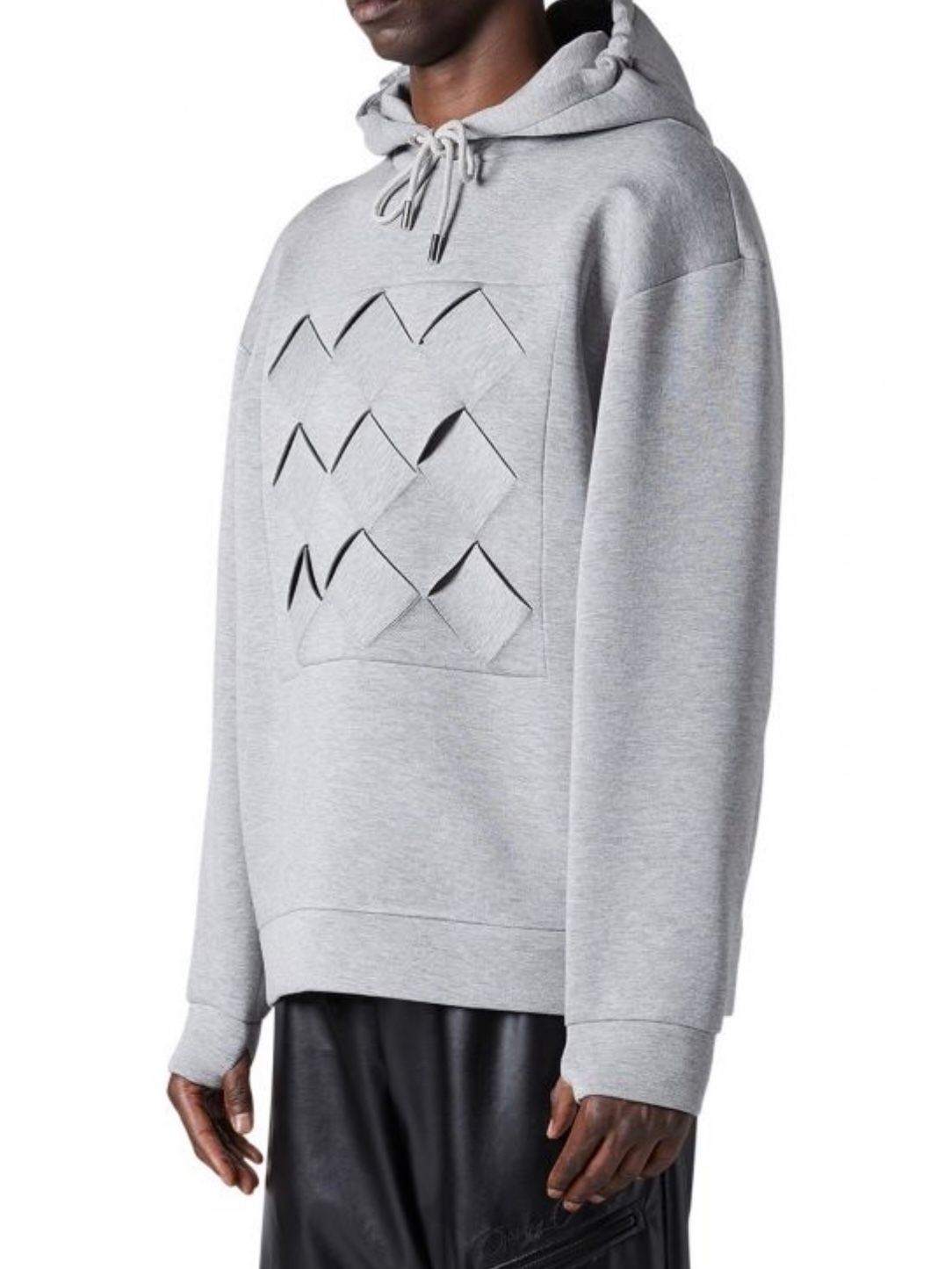 ウィービング ボックスボンデッド フーディ / WEAVING BOX BONDED REG.HOODIE / グレー
