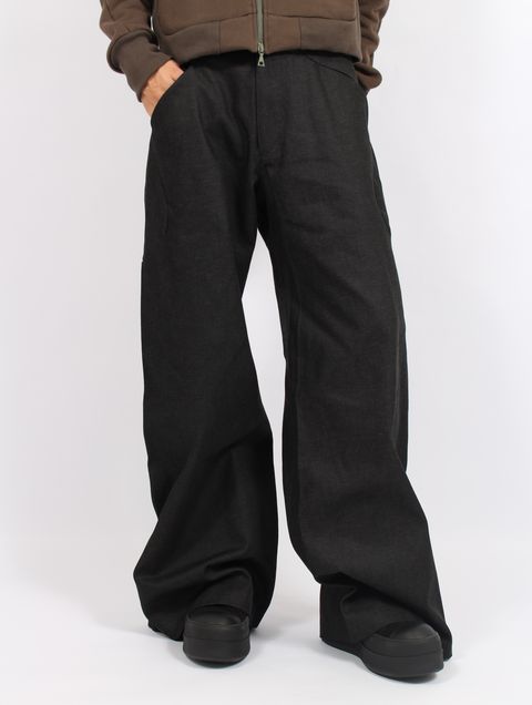 【25AW】6ポケット デニム トラウザーズ / 6 POCKET SUB ONG DENIM TROUSERS / ブラックグレー