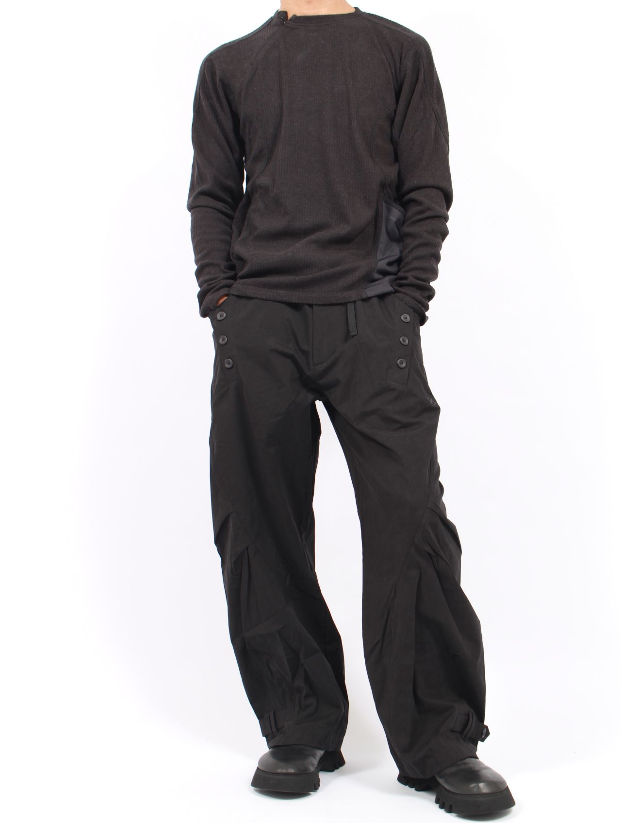 SAN SAN GEAR - 【25AW】リブド ロング スリーブ カットソー
