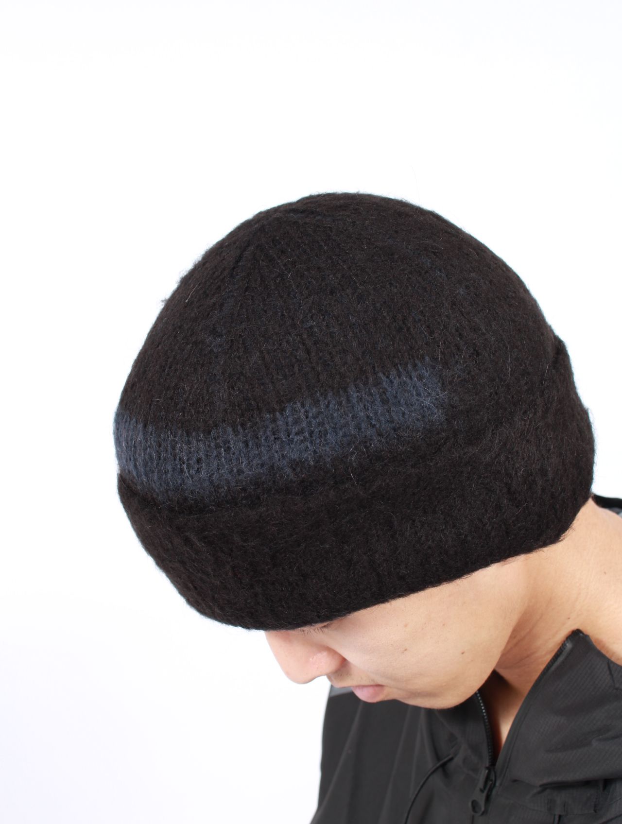 【25AW】モヘア ビーニー / MOHAIR BEANIE / ブラック