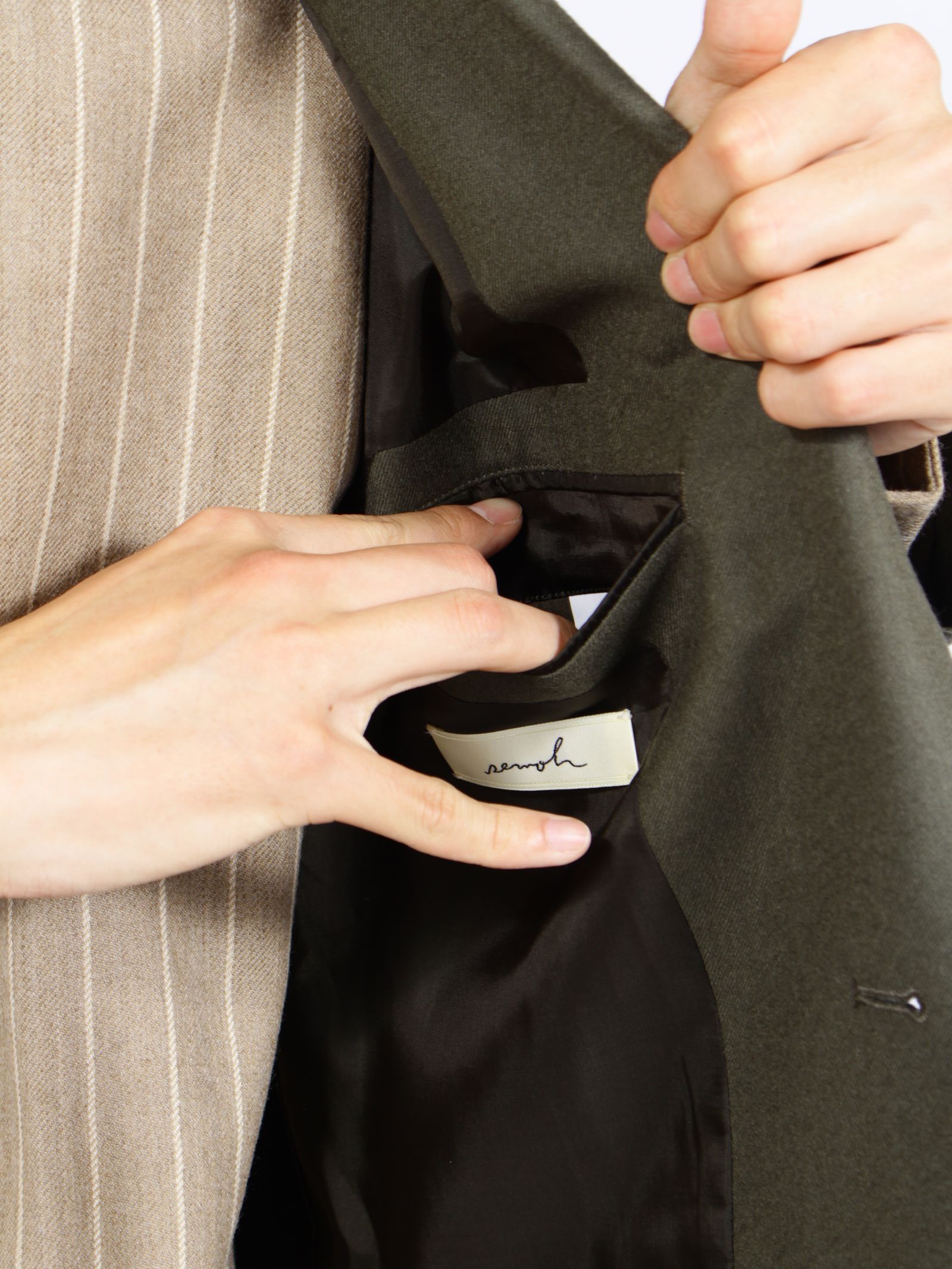 【26AW】 ウール テーラード ジャケット / WOOL TAILORED JACKET / グリーン