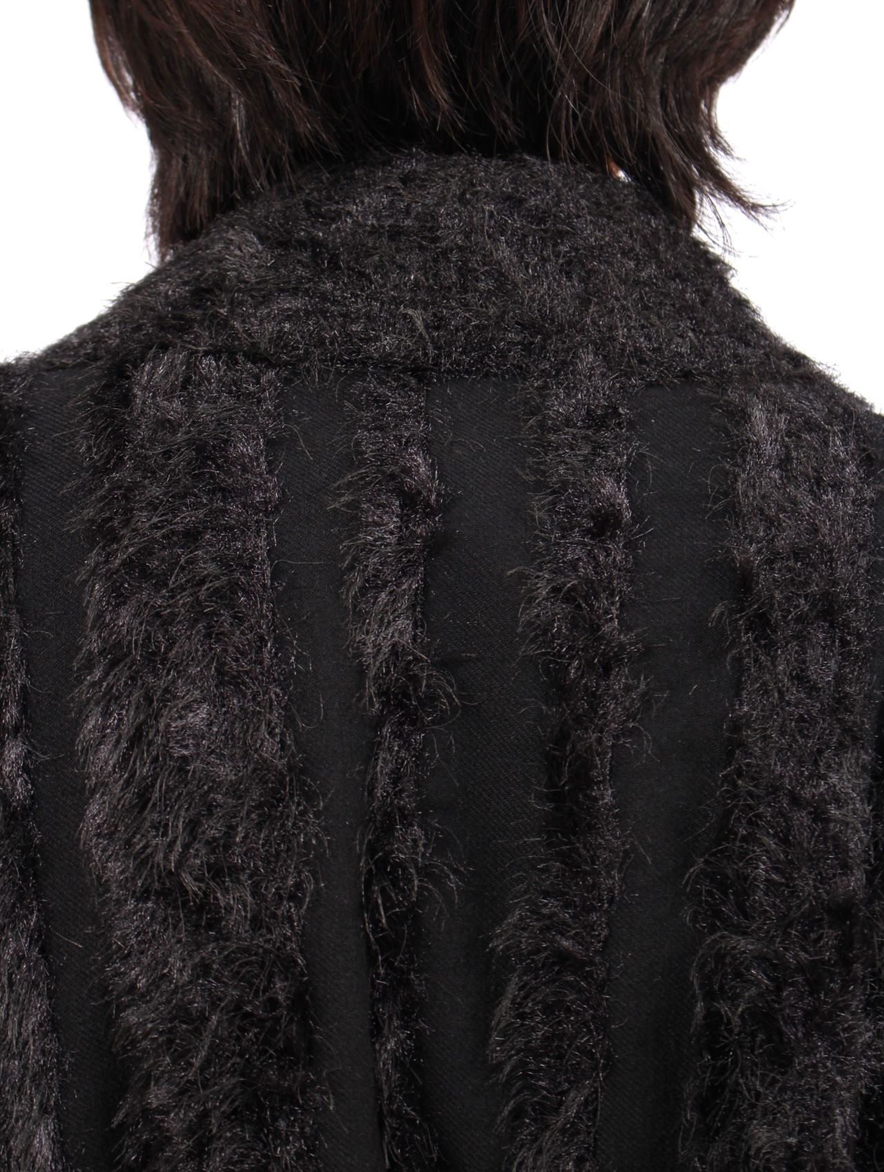 【25AW】ダブル ブレステッド ロングコート / DOUBLE BRESTED COAT / ブラック