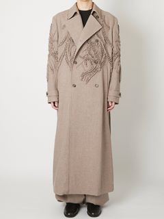 【26AW】ロング ウール コート / LONG WOOL COAT / ベージュ