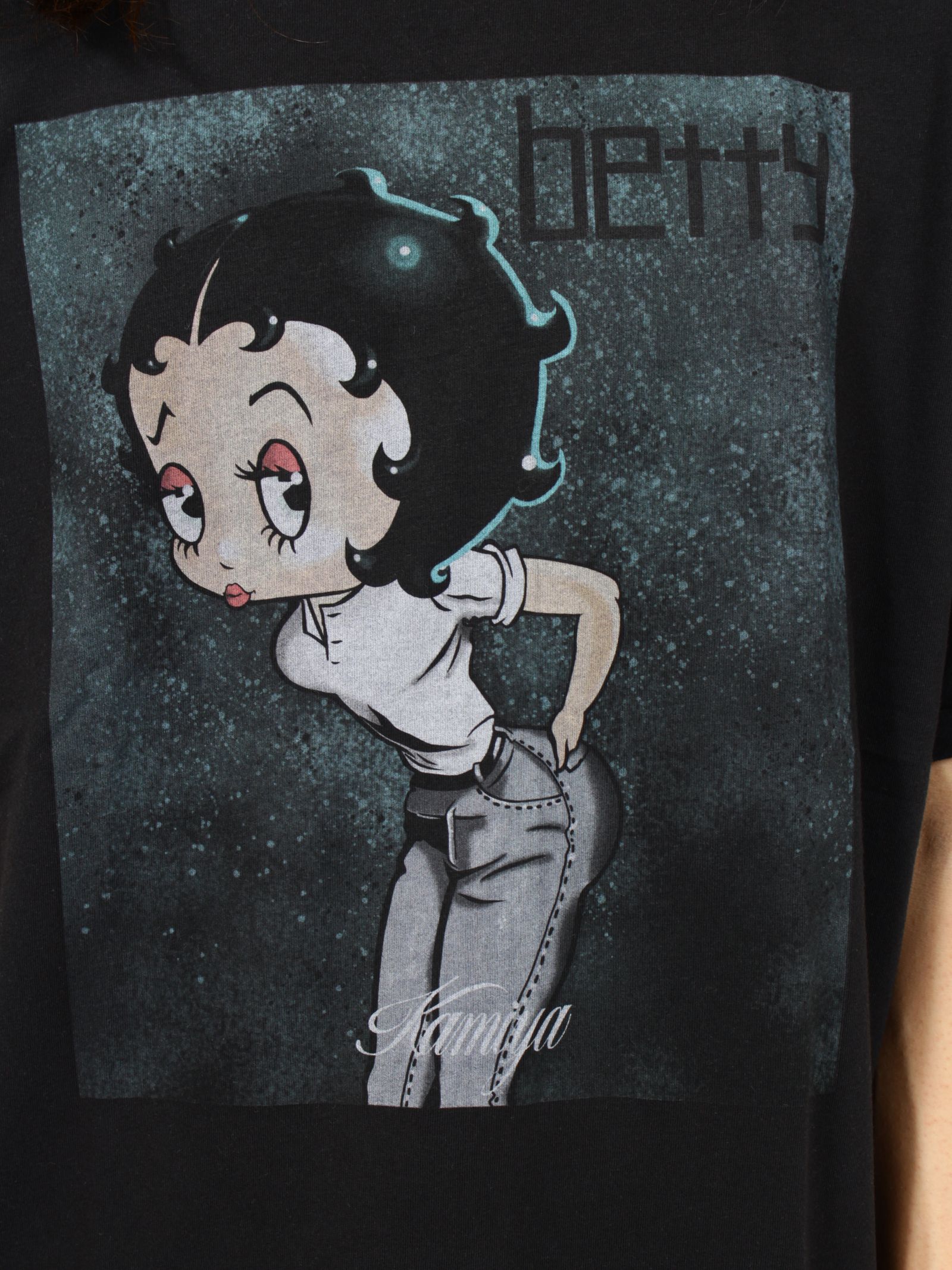 【26AW】 ベティ ブープ 半袖 Tシャツ / BETTY BOOP TEE  T/C / ブラック