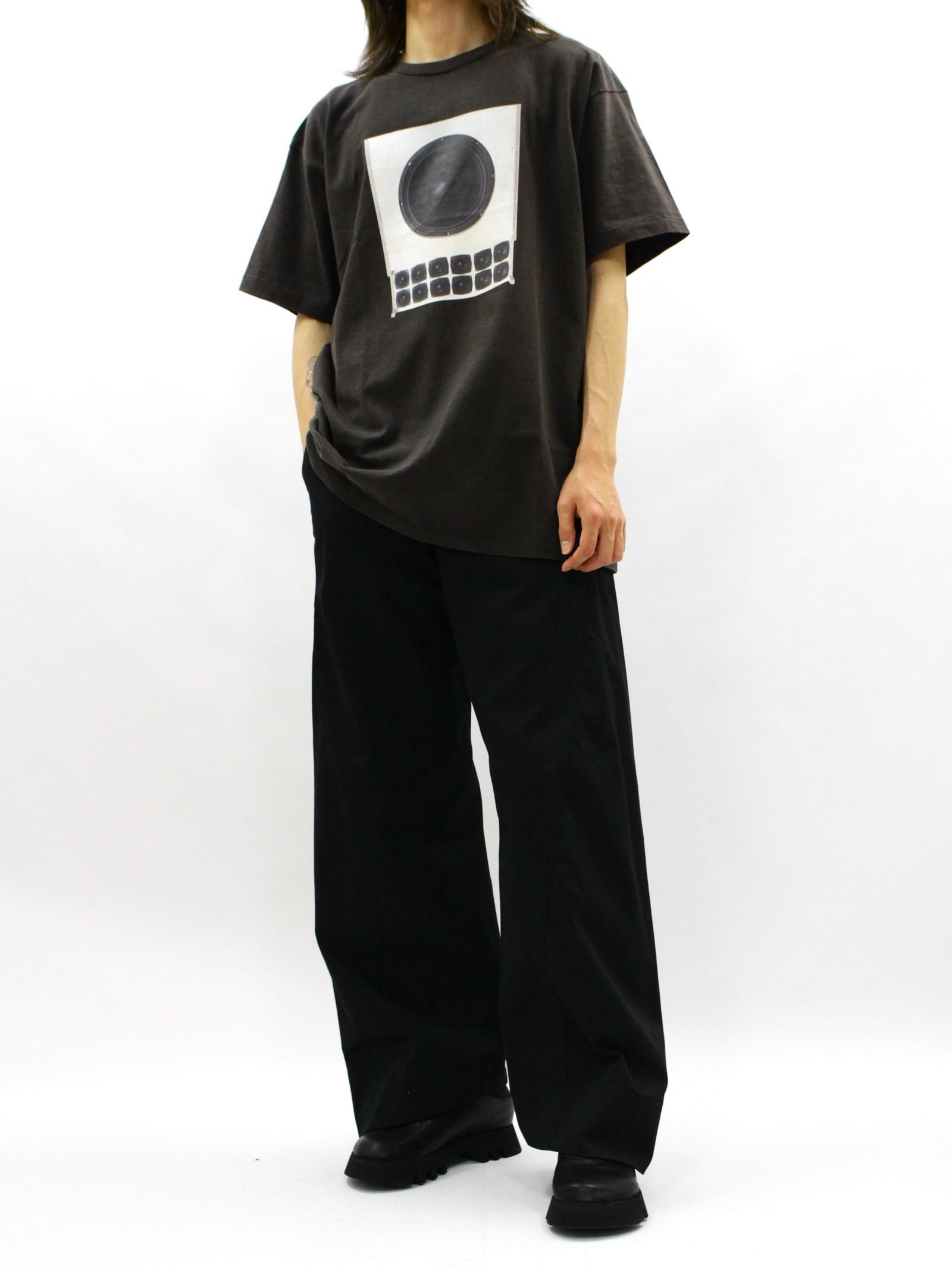 【26SS】スピーカー グラフィック Tシャツ / SPEAKER TEE / ブラック