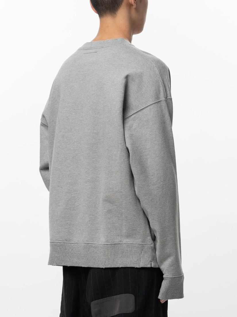 【26SS】ドント タグ ミー プリント スウェットシャツ 長袖カットソー / DON'T TAG ME PRINTED PULLOVER / グレー