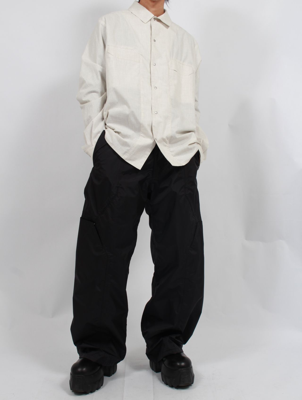 【25SS】パネル シャツ / Panel Shirts / ホワイト