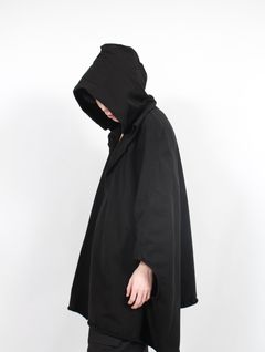 【25SS】フーデッド カフタン ドレス / HOODED KAFTAN / ブラック