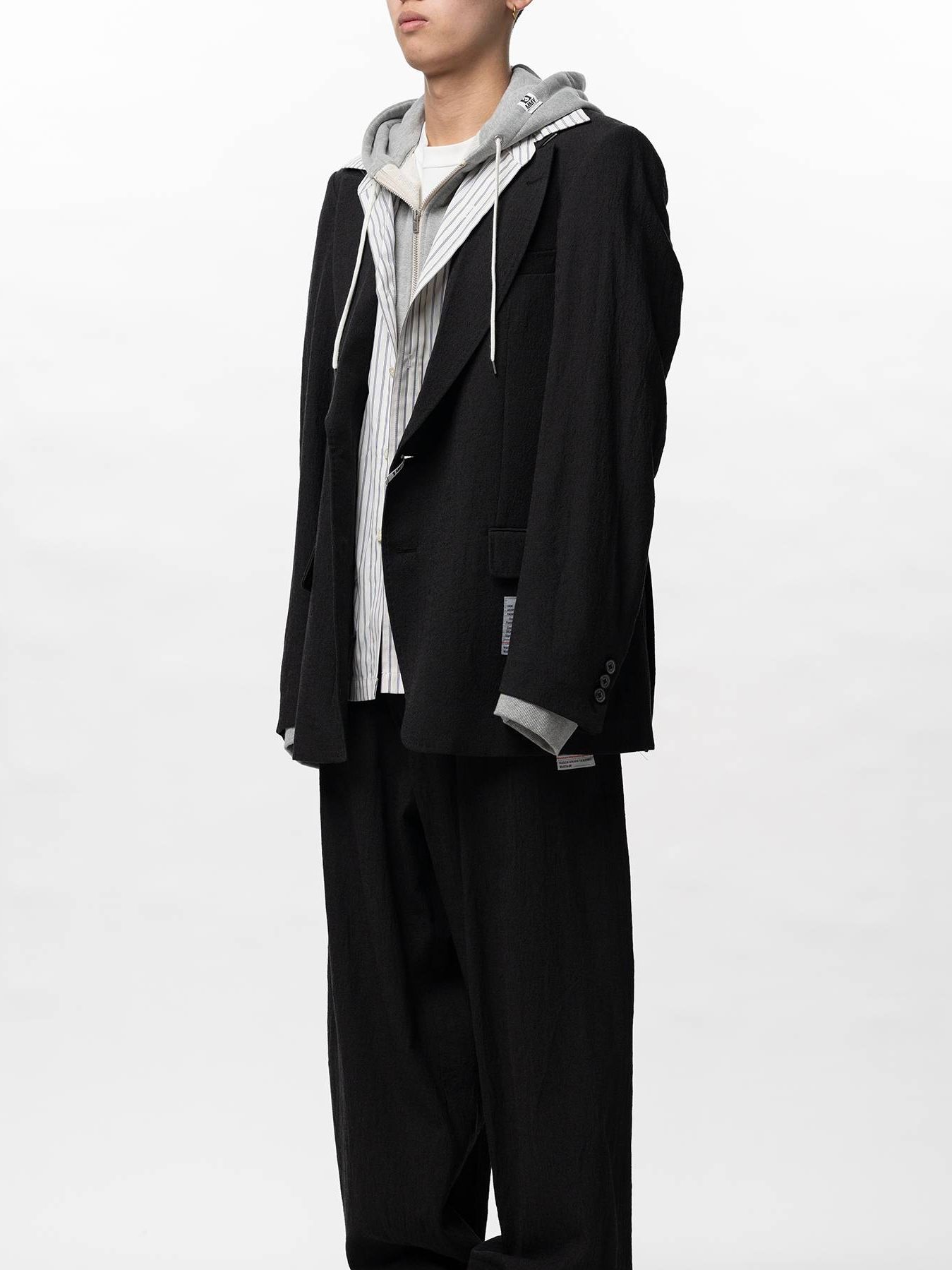 【26SS】トリプル レイヤード ジャケット / TRIPLE LAYERED BLAZER / ブラック