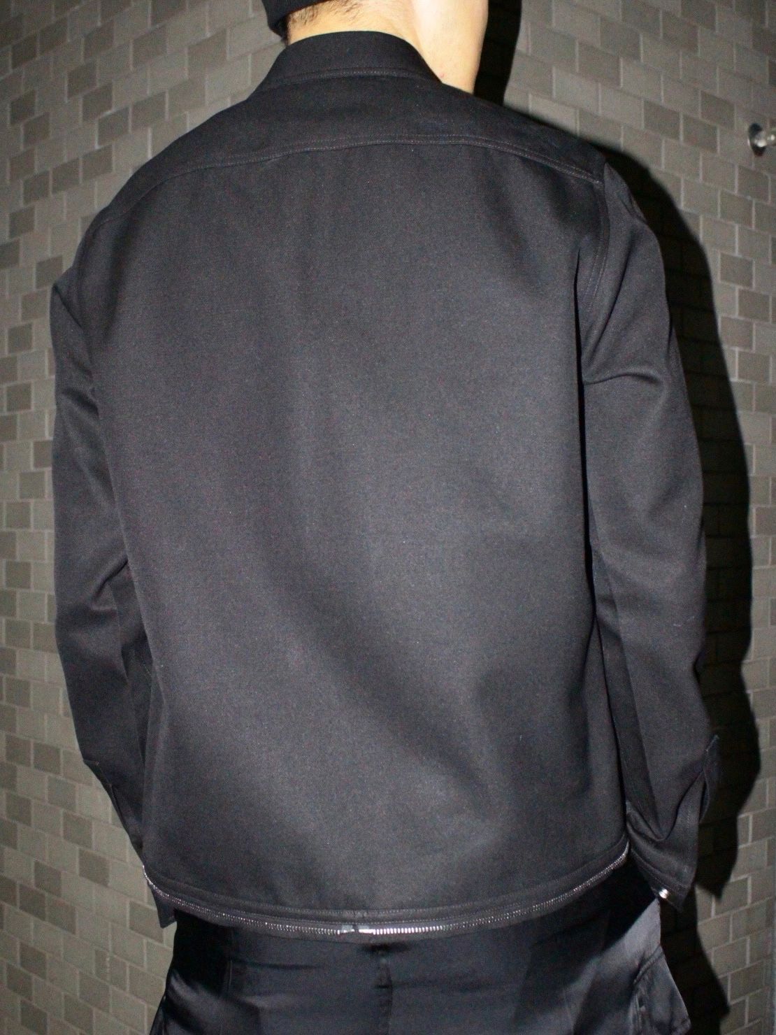 【25SS】ジップアップ ヘッドオン シャツ / HEADON SHIRT / ブラック
