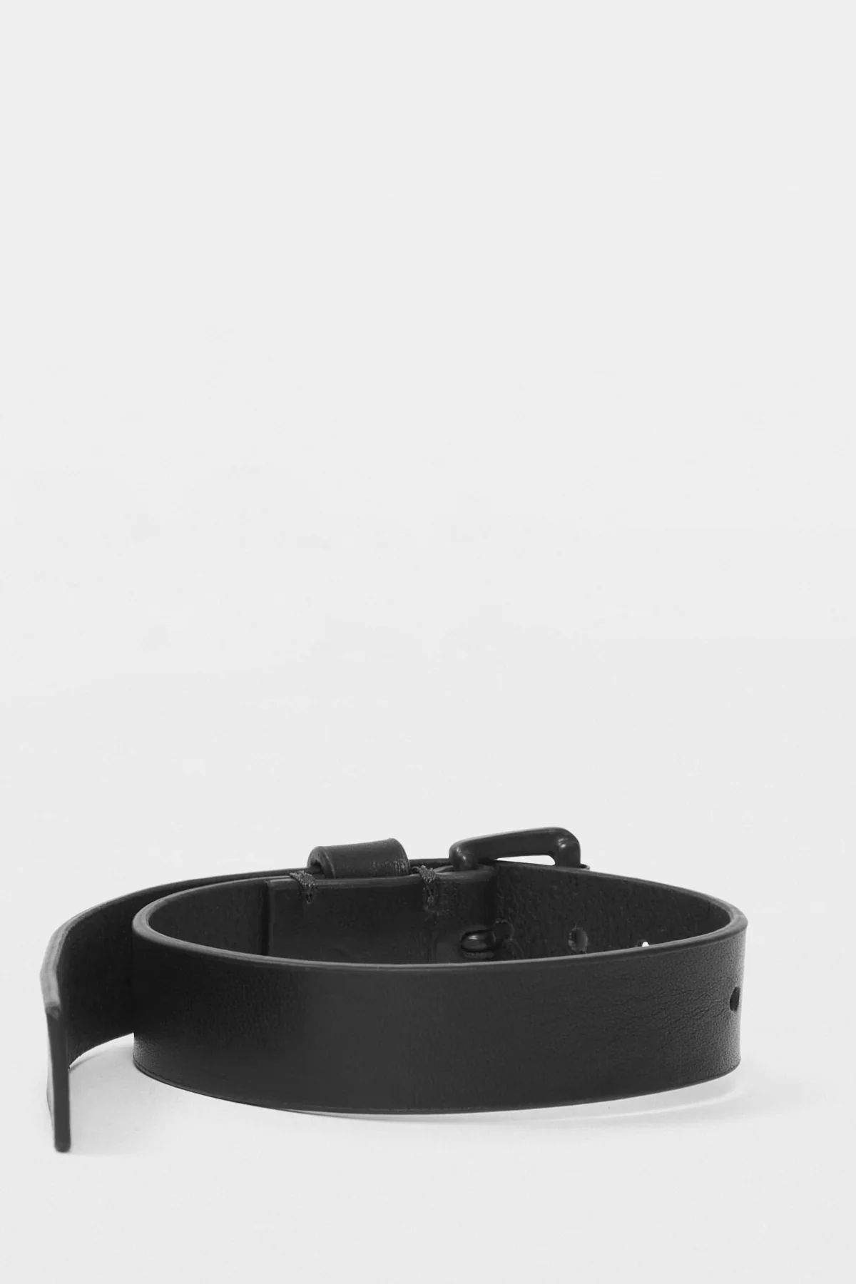 【27SS】ヴァニール ショート レザー ブレスレット / VANIR SHORT LEATHER BRACELET / ブラック
