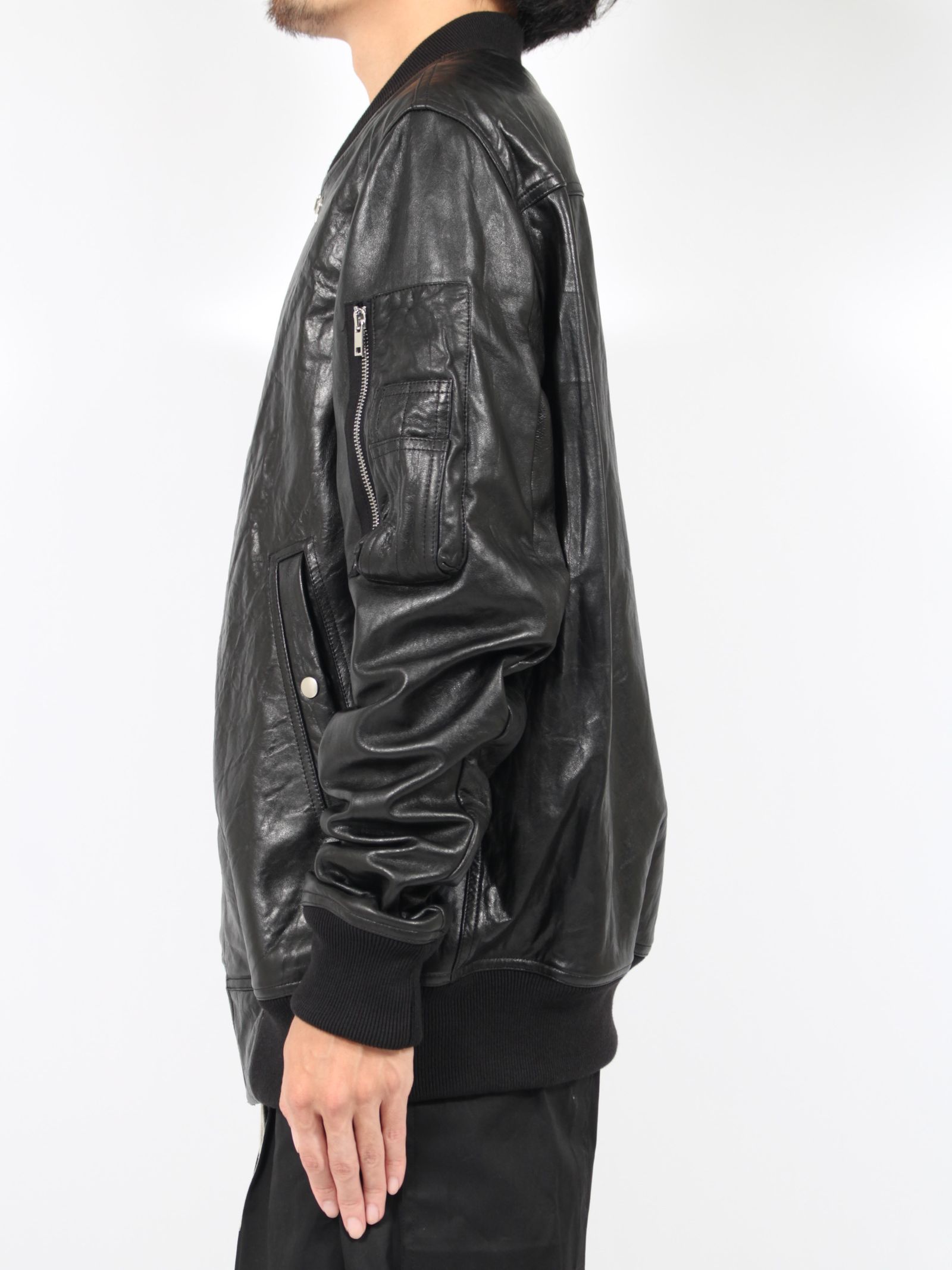 RICK OWENS - 【24AW】クラシック フライト ジャケット / CLASSIC FIIGHT / ブラック | STORY