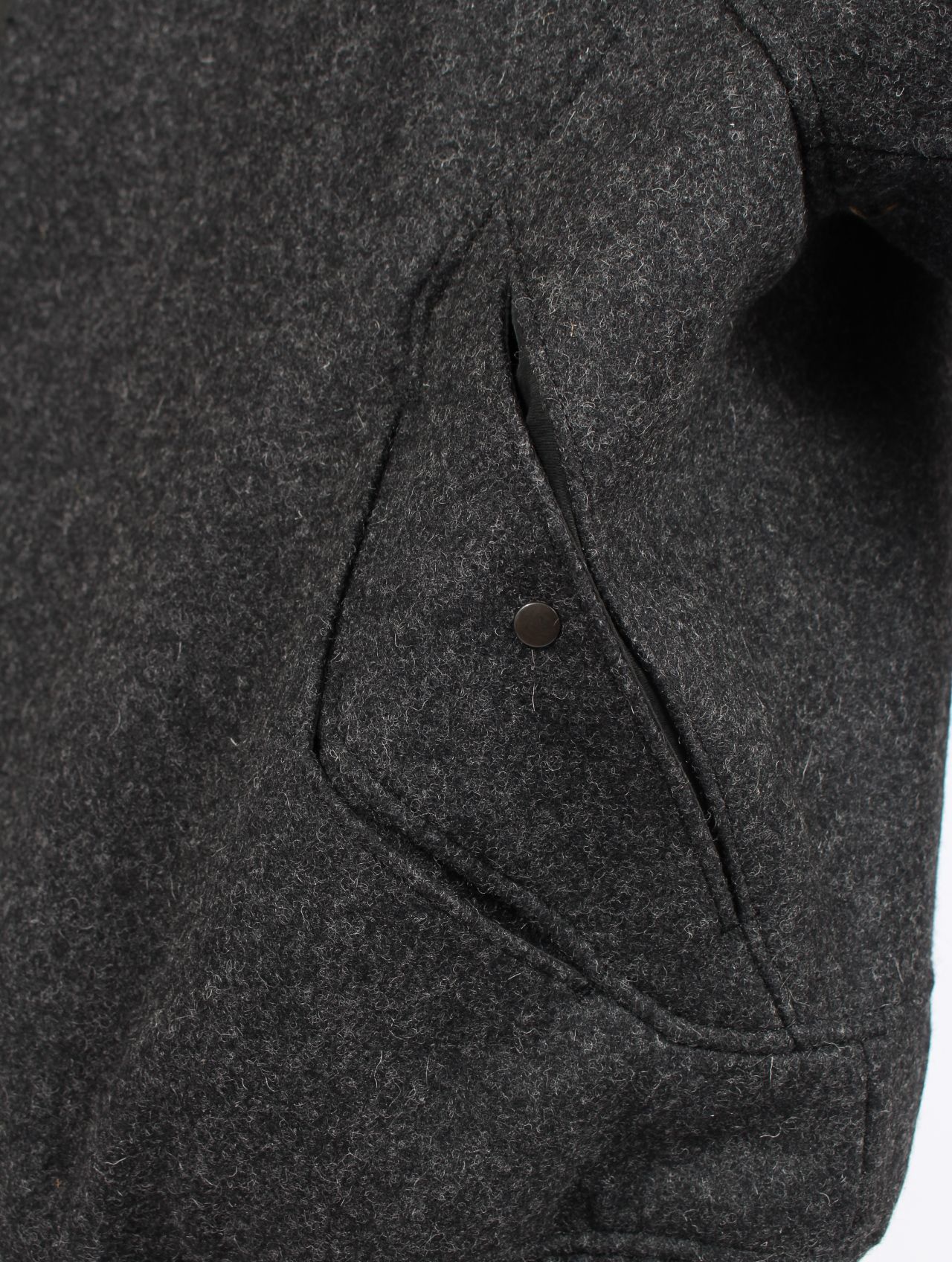【25AW】メルトン ボンバー ジャケット / Melton Bomber Jacket / ブラック