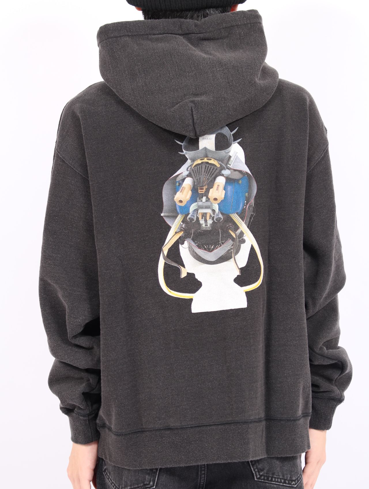 【25AW】グラフィック フーディー パーカー / GRAPHIC HOODIE / ブラック