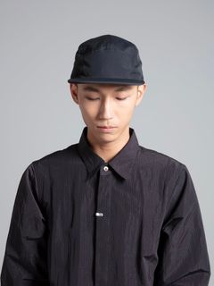 【25SS】5パネル ジェット キャップ  帽子 / 5 PANEL JET CAP / ブラック×シルバー