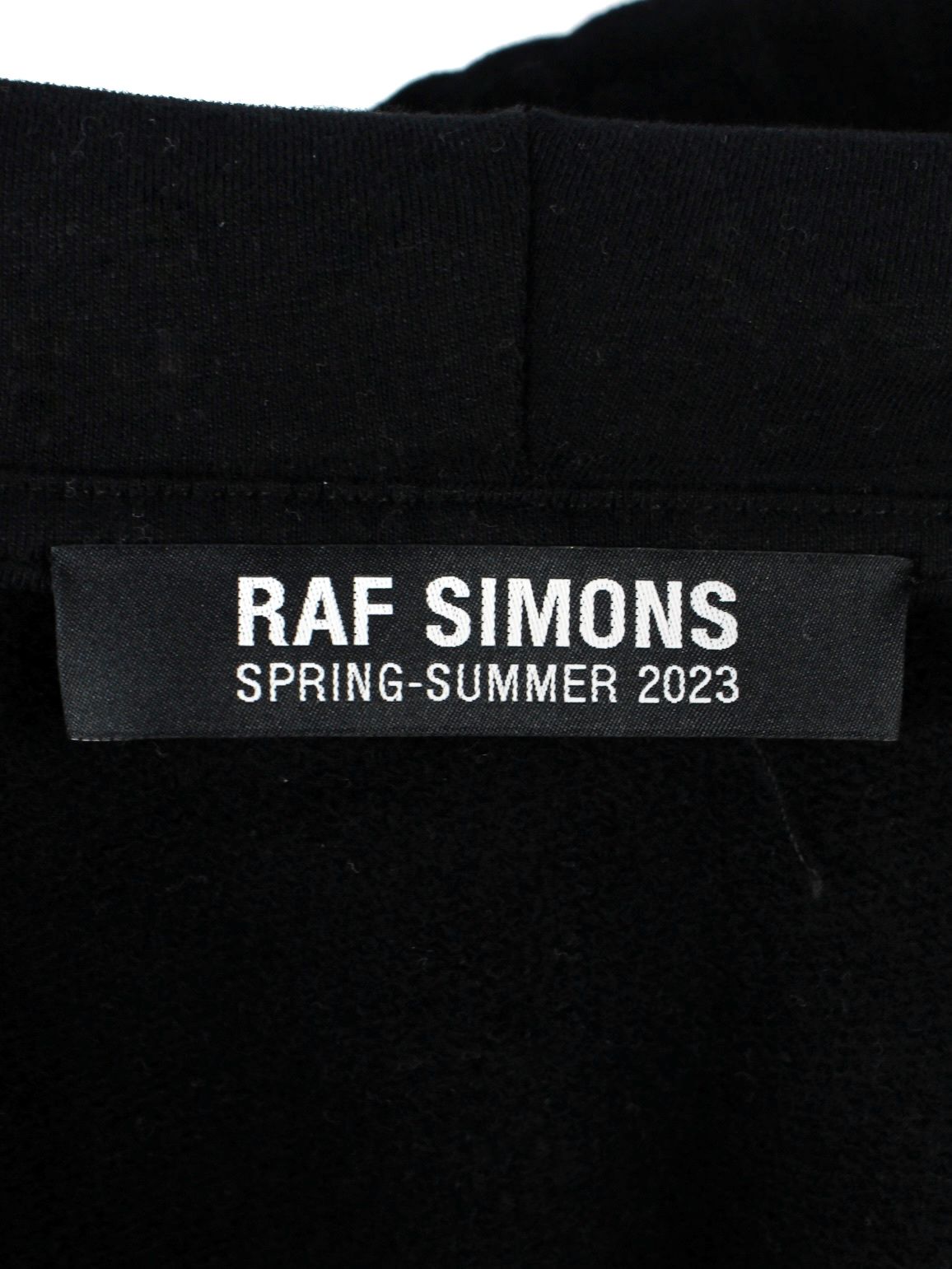 RAF SIMONS - 【23SS】フロントジップ レザーパッチ ハンド