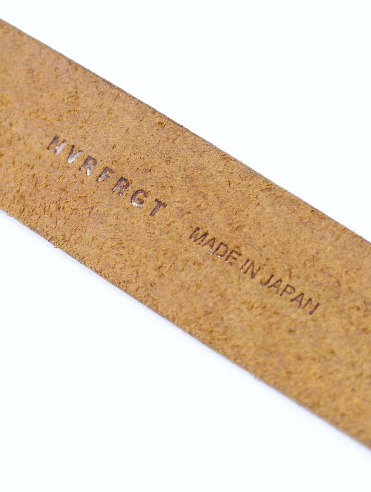 【26SS】4cm幅 ディストレスド レザー ベルト / 4C DISTRESSED LEATHER BELT / ブラック