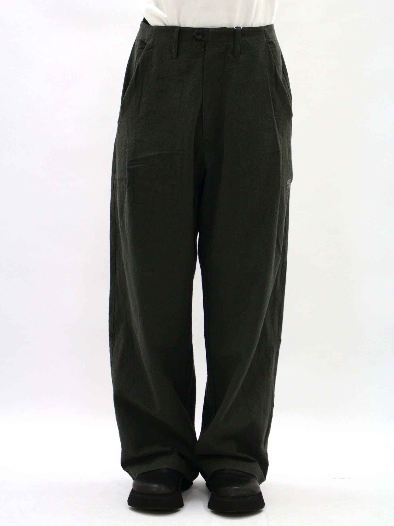 【26SS】ウェーブ テープド パンツ / WEAVE TAPED PANTS / グレー