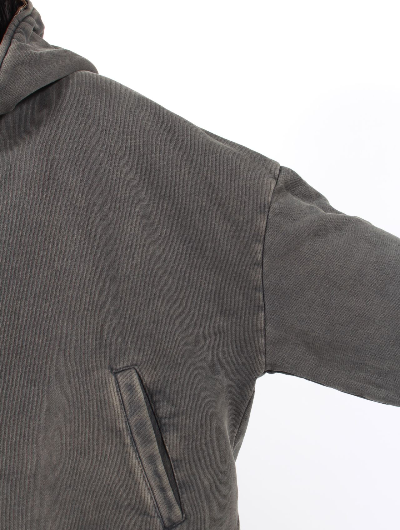 エターナル ジップアップ フーディー パーカー / ETERNAL ZIP / WASHED BLACK （ウォッシュブラック）
