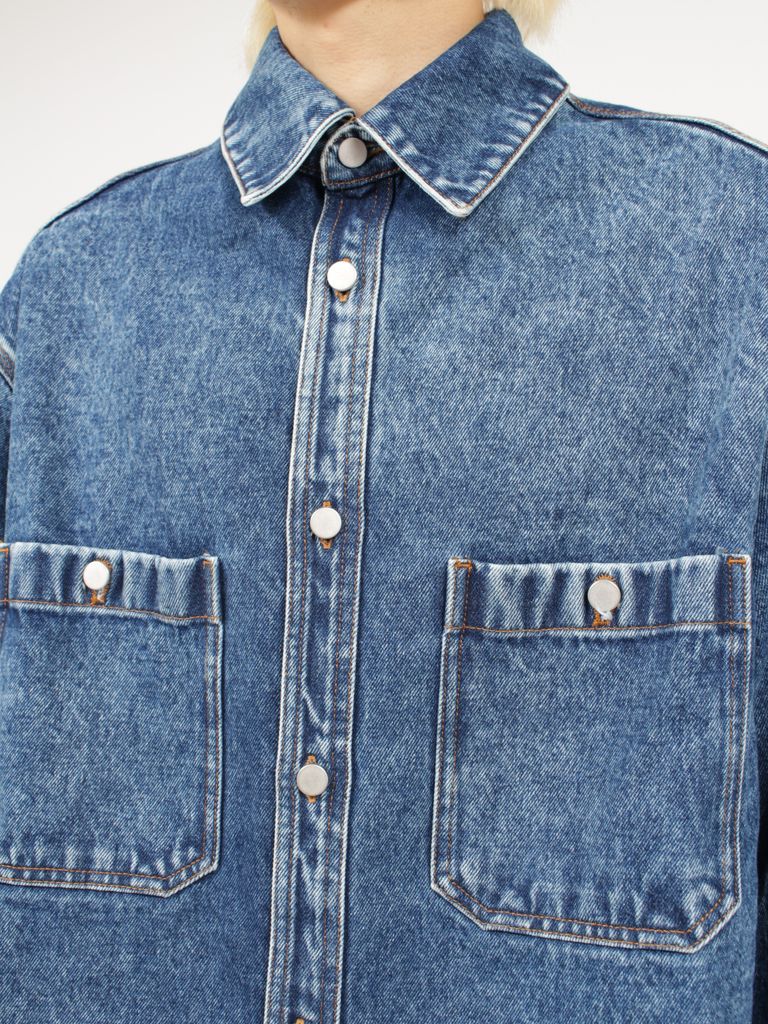 HED MAYNER - 【23AW】オーバーサイズ デニムシャツ / DENIM OVERSHIRT 