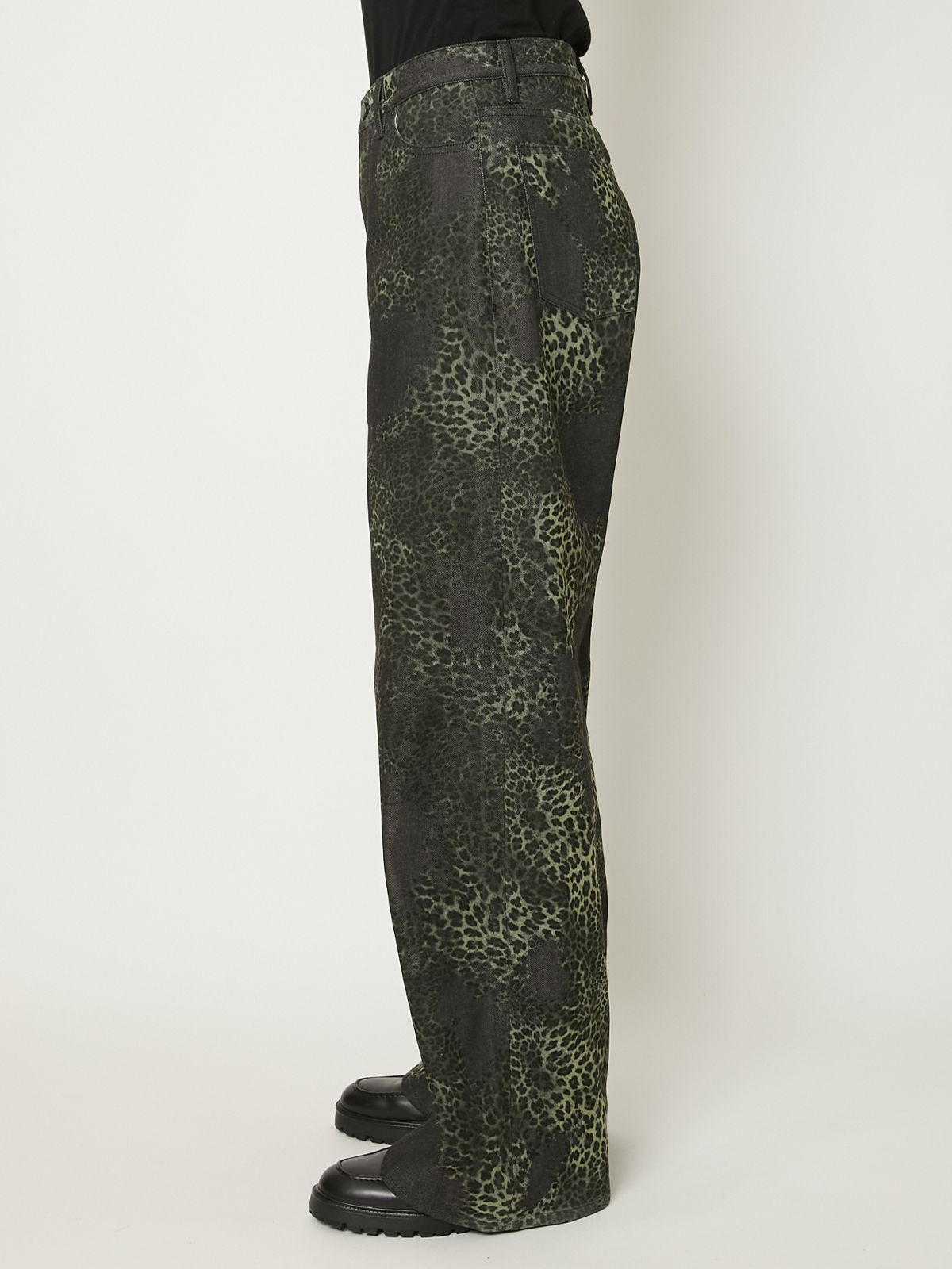 【25AW】ワイド 5ポケット デニム パンツ / WIDE 5-POCKET PANTS / レオパード